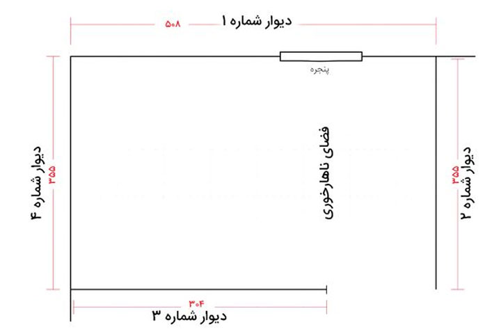 اندازه گیری کابینت